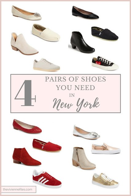 The Only 4 Pairs of Shoes You Need in New York - The Vivienne Files