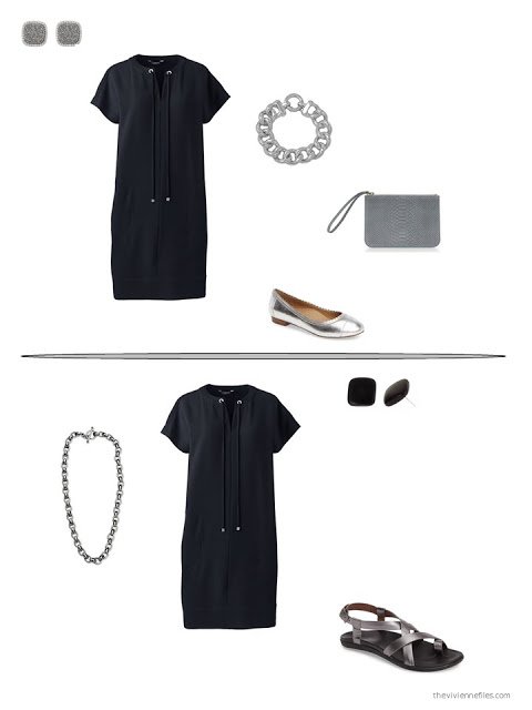 2 ways to style a black dress for summer
