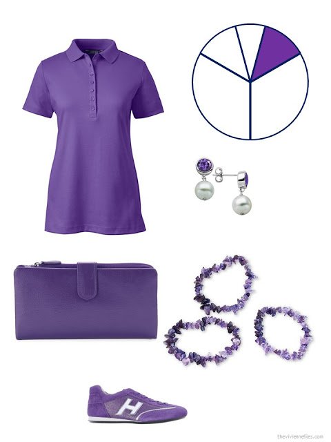 travel capsule wardrobe additions in purple