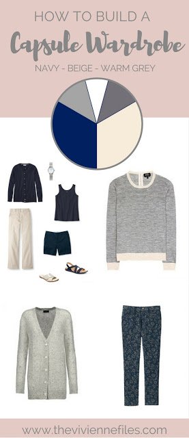 How to Pack for a Holiday in the Mountains: Navy, Beige and Warm Grey