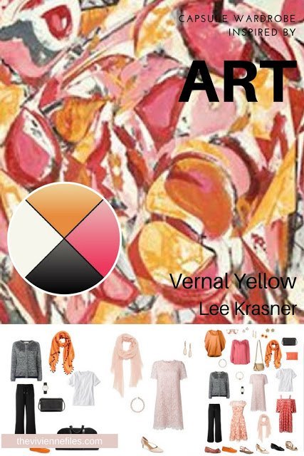 Pack For a Special Occasion by Starting with Art: Vernal Yellow by Lee Krasner