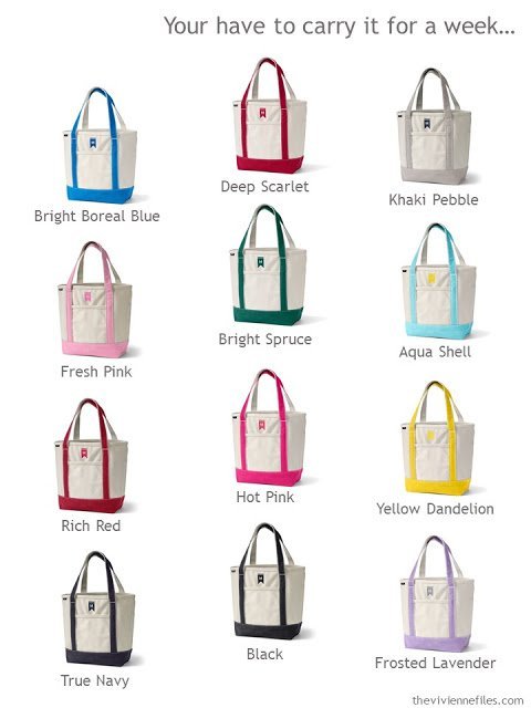 What color tote bag will you choose?