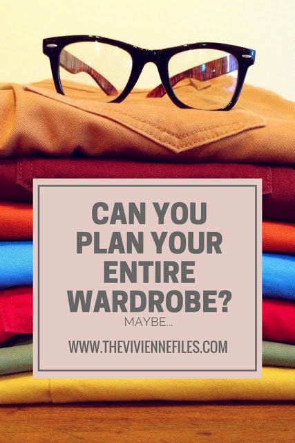 Can You Plan Your ENTIRE Wardrobe? Maybe...