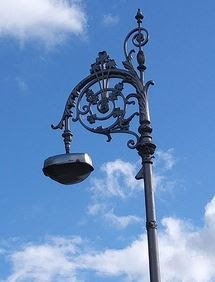 Dublin Ireland street light