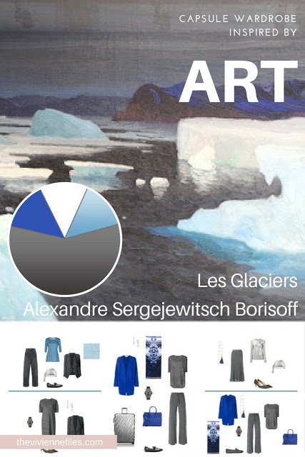 Build a Travel Capsule Wardrobe by Starting with Art: Les Glaciers by Alexandre Sergejewitsch Borisoff
