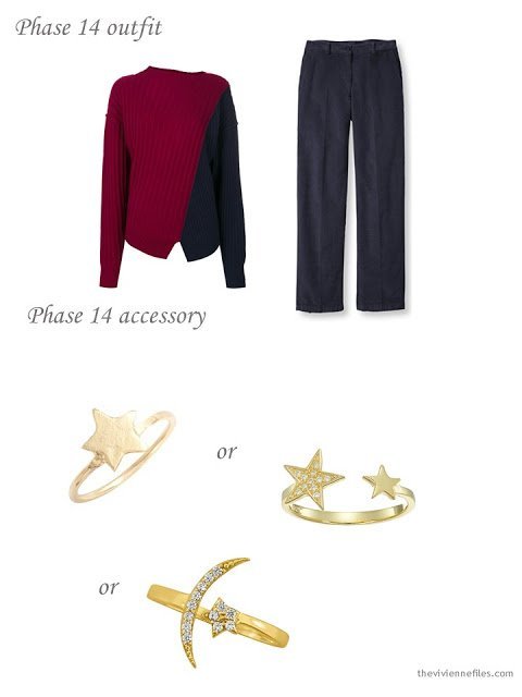 adding a star ring to a capsule wardrobe