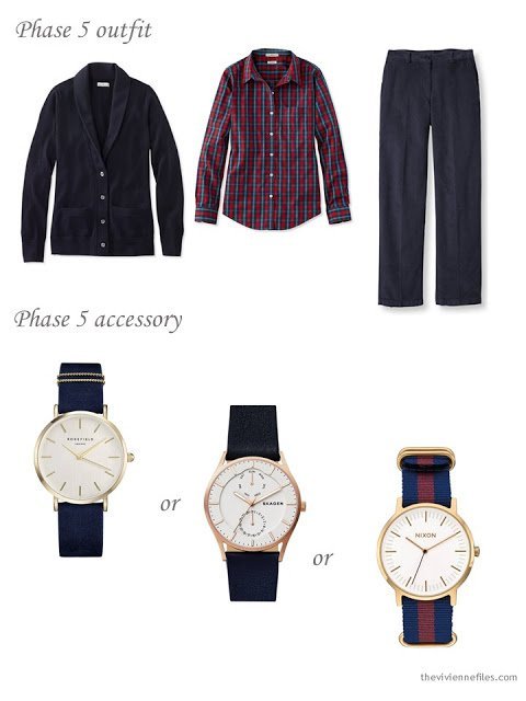 adding a watch to a capsule wardrobe