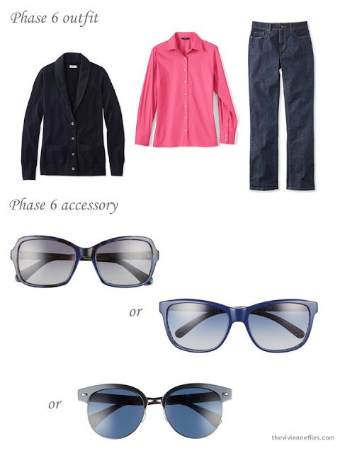 adding sunglasses to a capsule wardrobe