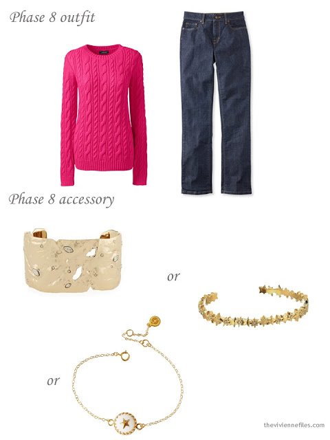 adding a star bracelet to a capsule wardrobe