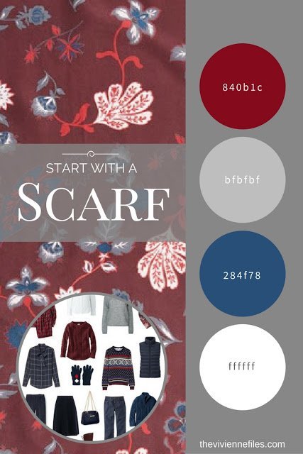 How to Pack for a Long Autumn Weekend by Starting with a Scarf - Funky Foliage by Treasure & Bond