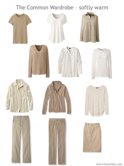 A Common Wardrobe in soft, warm colors