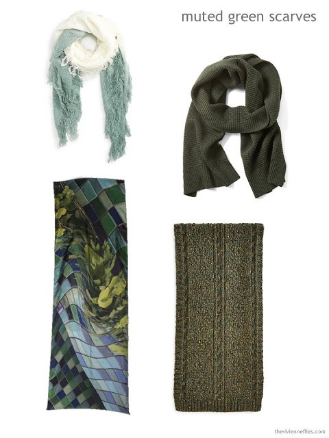 green scarves