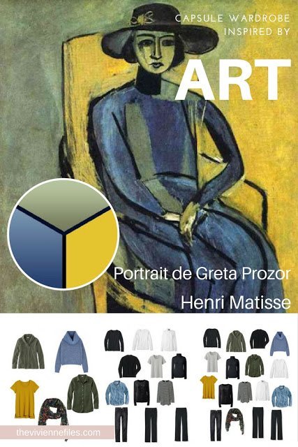 How do you Choose a "French 5-Piece Wardrobe?" Start with Art: Portrait de Greta Prozor by Henri Matisse