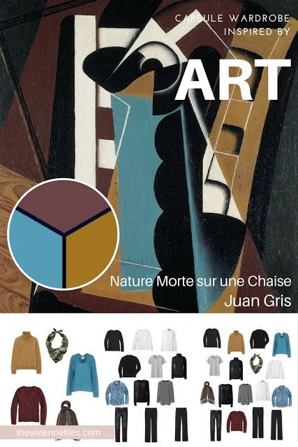 Start with Art: A "French 5-Piece Wardrobe" Based on Nature Morte sur une Chaise by Juan Gris