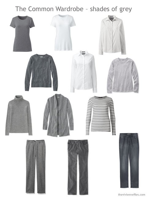 A Common Wardrobe in shades of grey