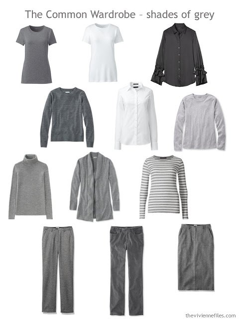 The Common Wardrobe in grey and white