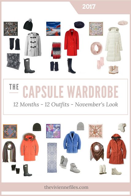Build a Capsule Wardrobe in 12 Months, 12 Outfits - November 2017