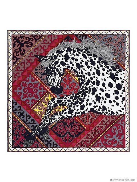 Scarf: Appaloosa des Steppes by Hermes 