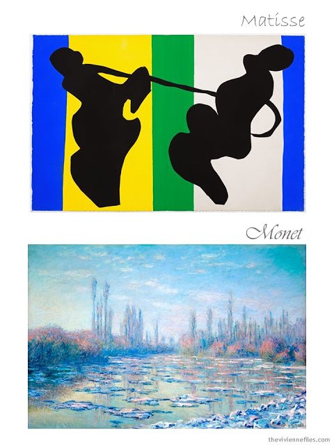 The Cowboy by Henri Matisse and Impression of a River by Claude Monet