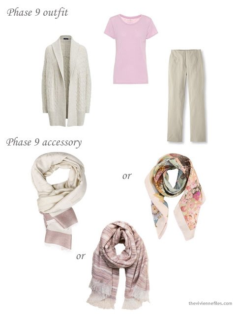 adding a scarf to a 4 by 4 Wardrobe