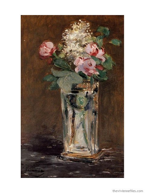 Flowers in a Crystal Vase by Edouard Manet