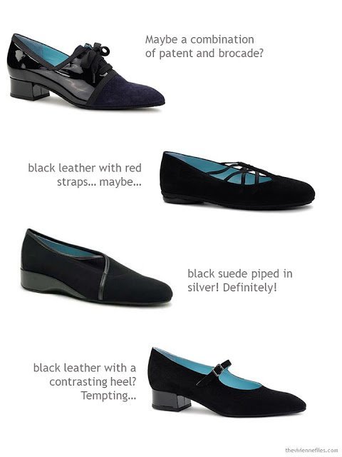 4 shoe styles and ideas about leather and trim combinations