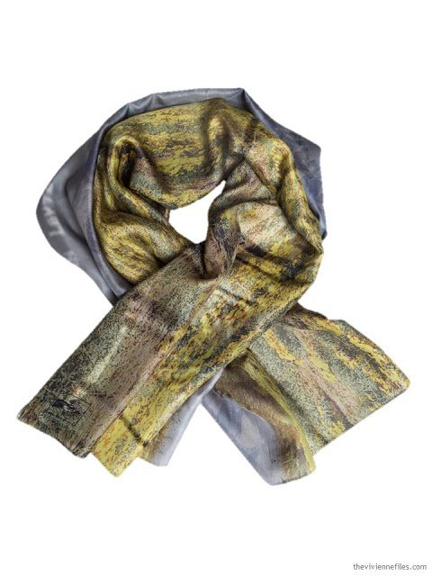 March at Tacloban Silk Story Scarf by ImageDiary