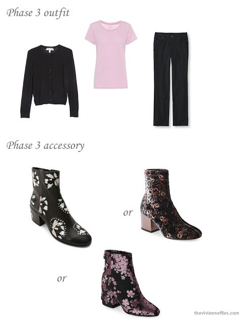 adding floral boots to a 4 by 4 Wardrobe