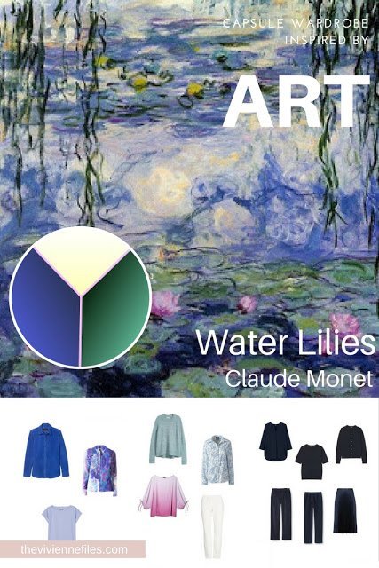 Can You Build a Casual Wardrobe from a "Dressy" Work of Art? Water Lilies by Monet