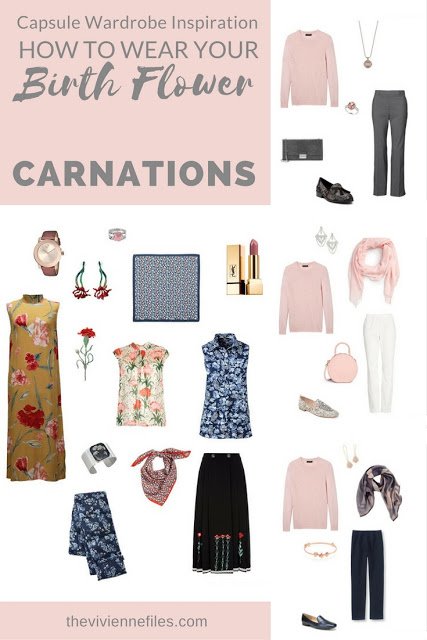 Carnations! The "Birth Flower" for January...