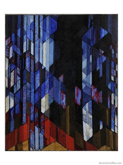 Study in Verticals (The Cathedral) by Frantisek Kupka