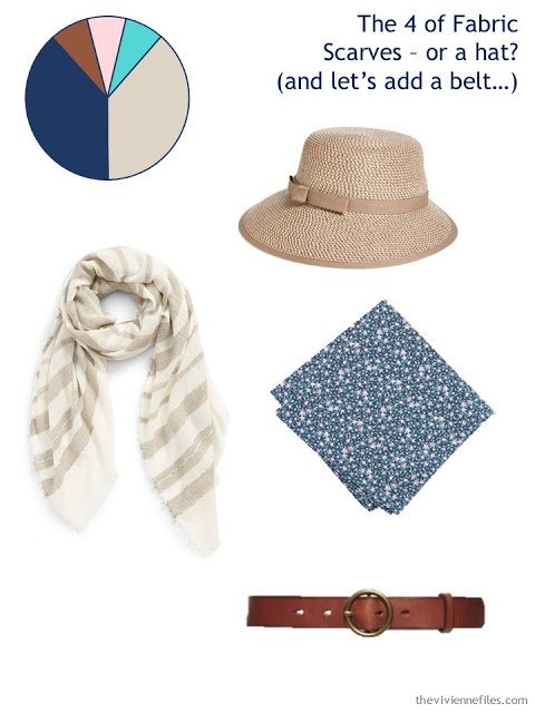 Adding a hat, scarves and a belt to a 6 by 4 Accessory Wardrobe