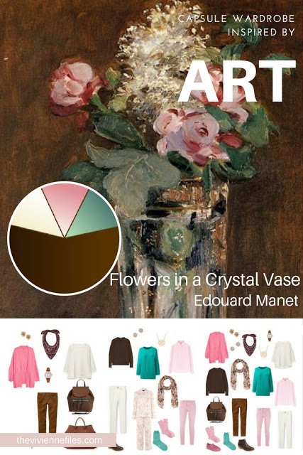 Flowers in a Crystal Vase by Edouard Manet - Inspiration for Tote Bag Travel