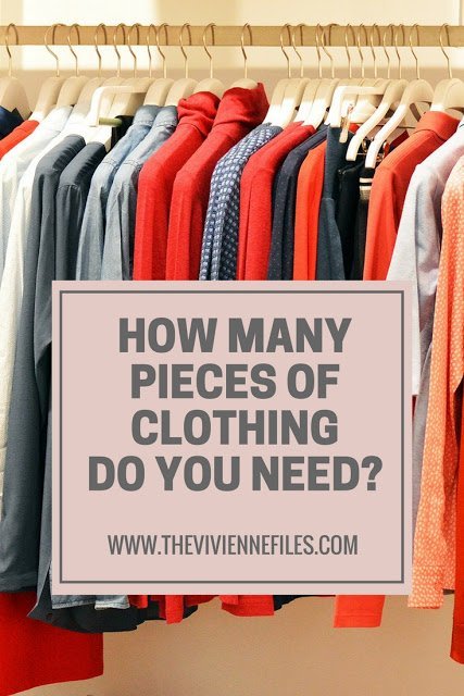 How Many Pieces of Clothing Do You Need? A New Year's Thought...