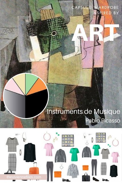 Instruments de Musique by Pablo Picasso - Inspiring an Unusual Business Tote Bag Travel Wardrobe