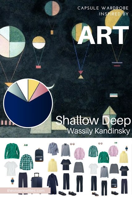 Shallow Deep by Wassily Kandinsky - Start with Art for a Travel Capsule Wardrobe