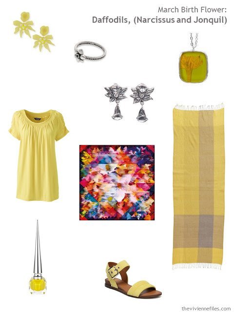 accessories in the mood of daffodils
