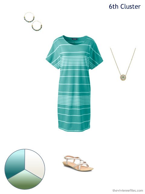 spring dress with accessories