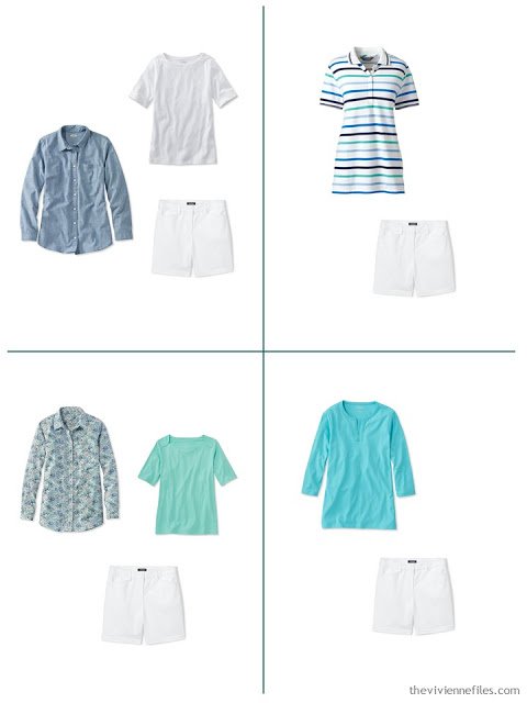 4 ways to wear white shorts for spring