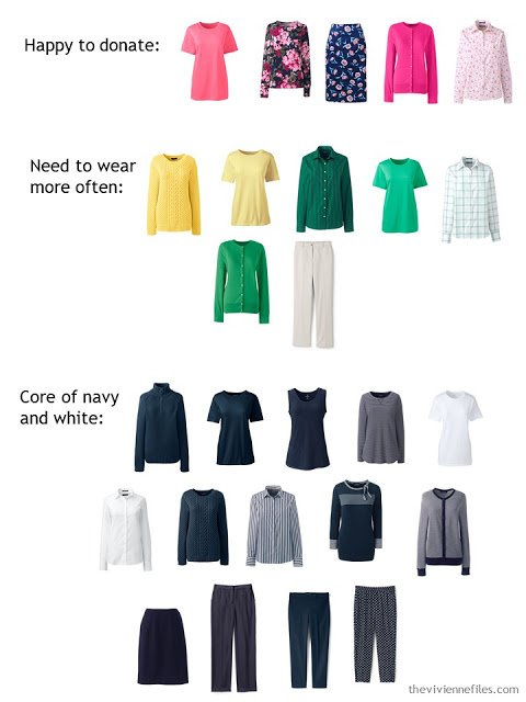 Cleaning out a capsule wardrobe that needs focus
