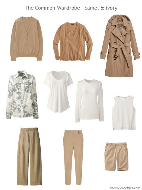 A Common Wardrobe in camel with ivory