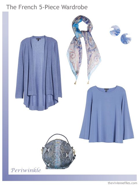 French 5-Piece Wardrobe in Periwinkle