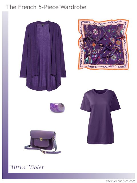 A French 5-Piece Wardrobe in Ultra Violet