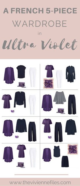 A French 5-Piece Wardrobe in Ultra Violet