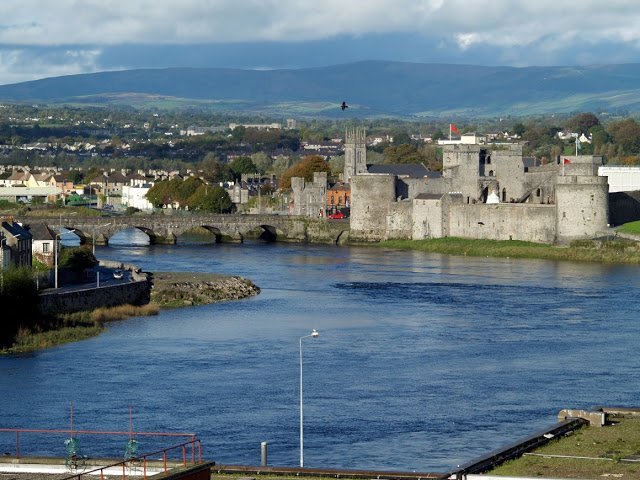 Limerick Ireland view of the castle