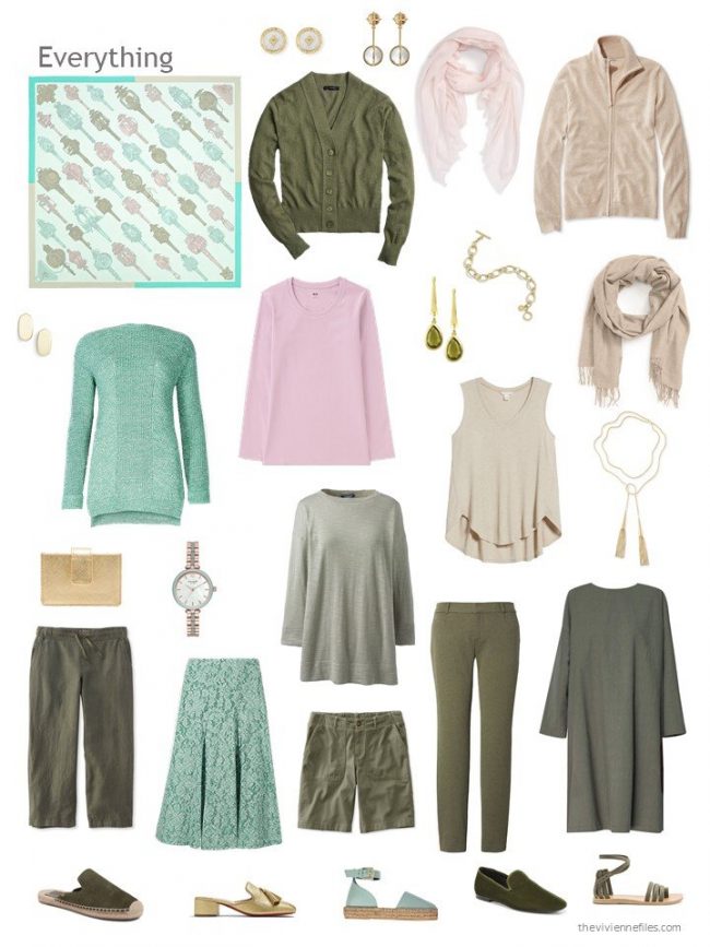 capsule wardrobe based on Hermes Merveilleuses Lanternes