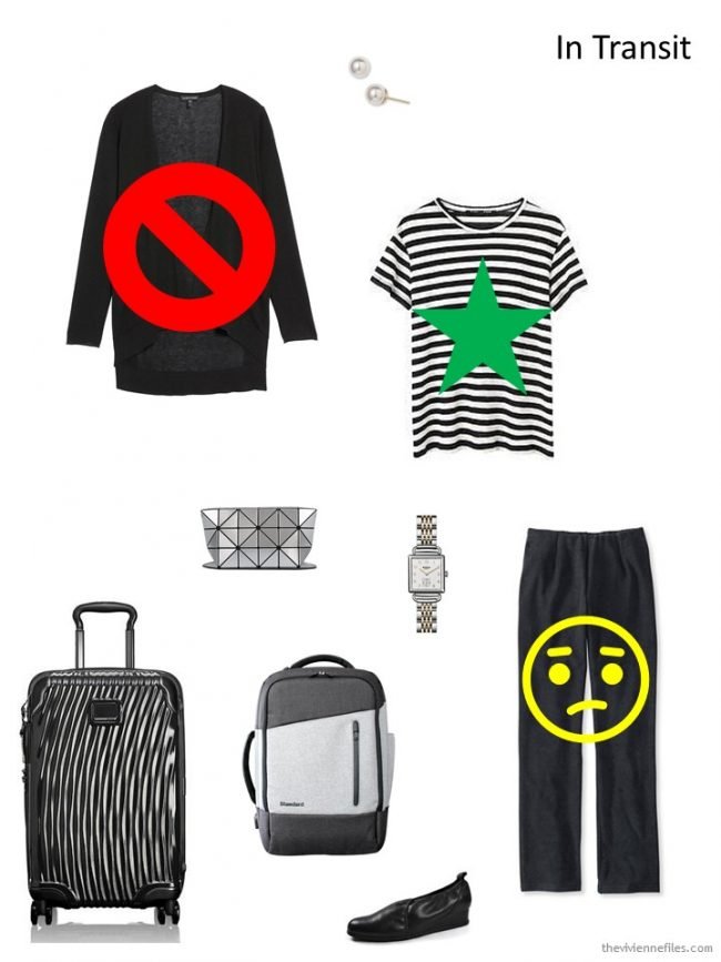 Reviewing a travel outfit