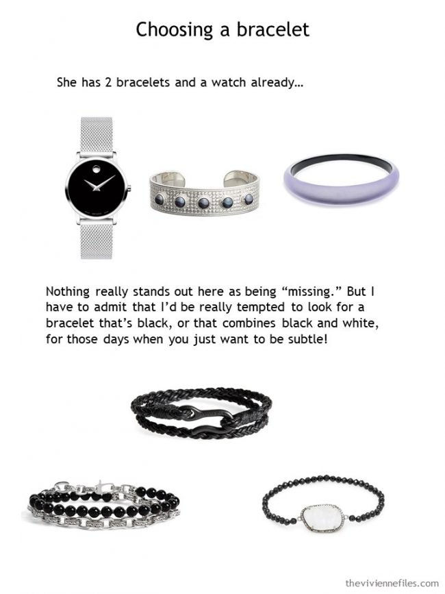 shopping for bracelets
