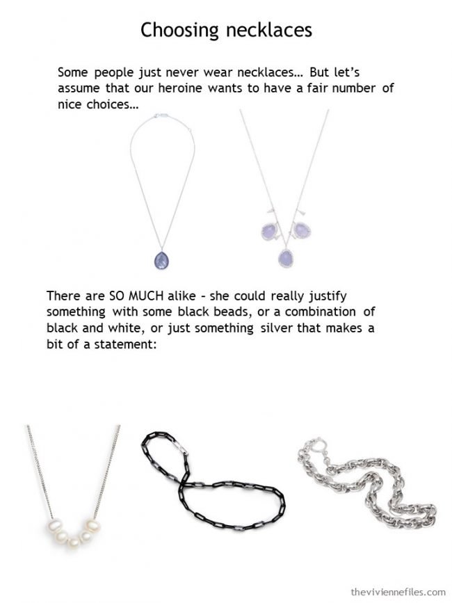 shopping for necklaces