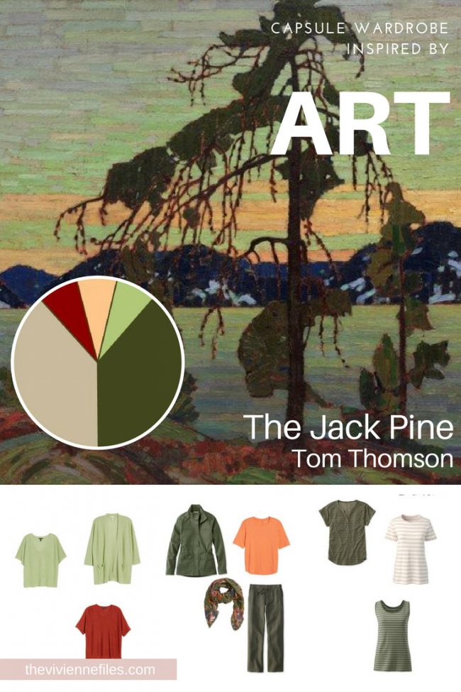 Building a Capsule Wardrobe by Revisiting Jack Pine by Tom Thomson